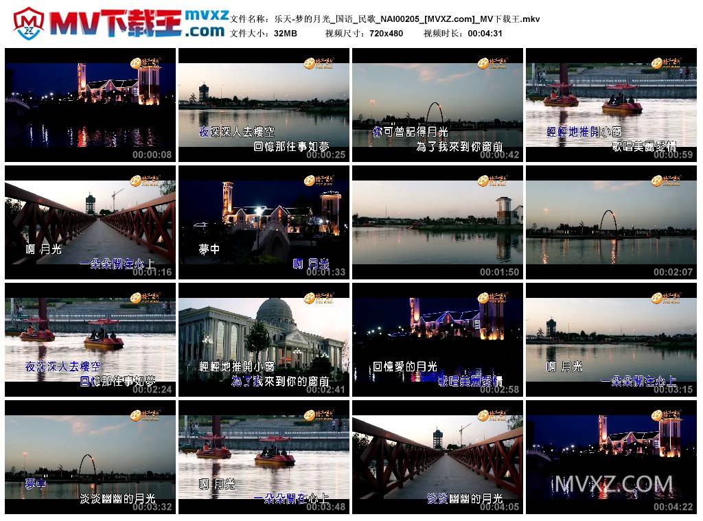 乐天-梦的月光_国语_民歌_NAI00205